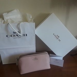 Coach Small Bag Rose Peach NWT
